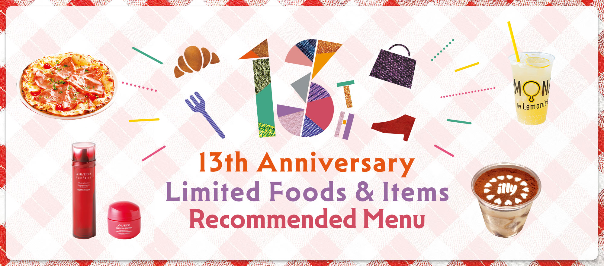 13th Anniversary Limited Food & Items Recommended Menu